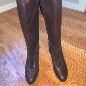 COLE HAAN Dark brown 3 inch heel with Nike air